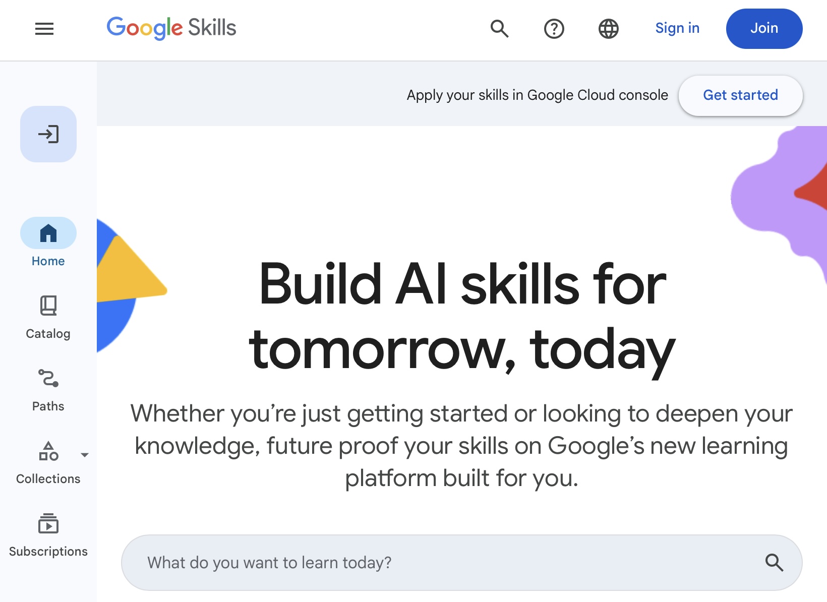 منصة Google لتعلم الذكاء الاصطناعي